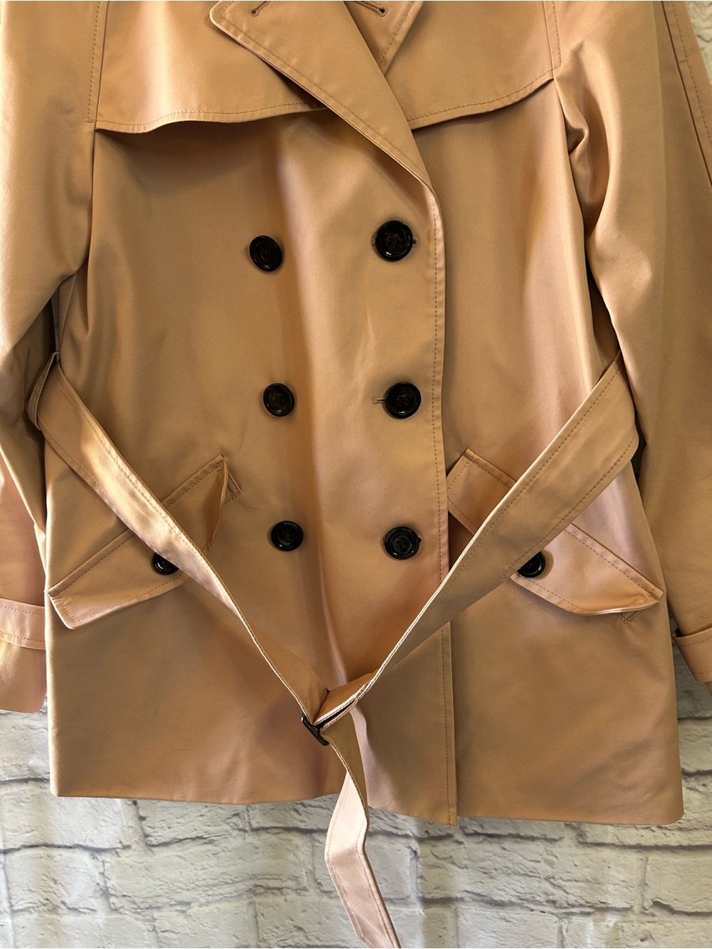 Coach Double-Breasted Trench Coat With Dust Bag - Picture 4 of 13